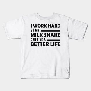 Milk Snake -  Can live a better life Kids T-Shirt